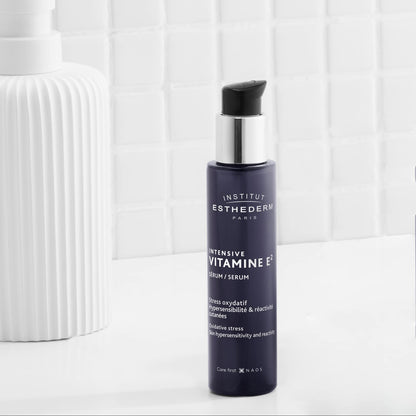 Institut Esthederm Vitamin E Serum for Skin Care - Anti-Pollution Skincare Serum, Sensitive Skin Care, 30 ml