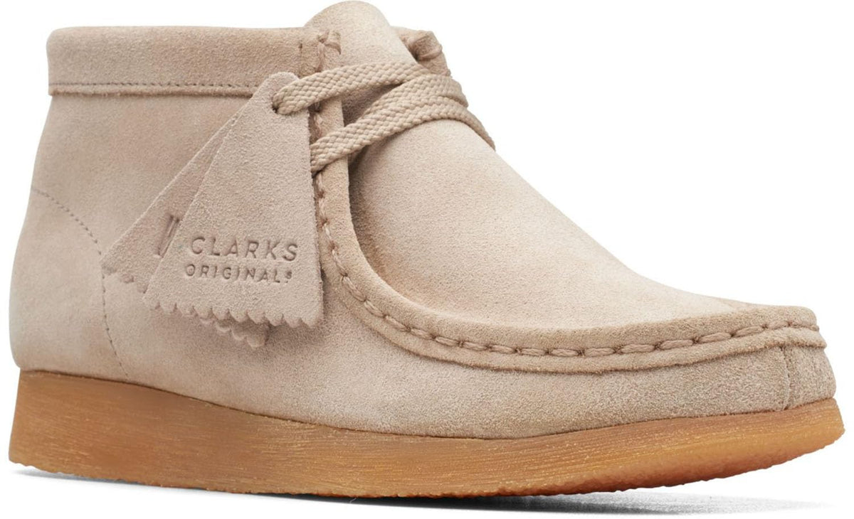 Clarks Preschool Wallabee Boot - Sand Suede