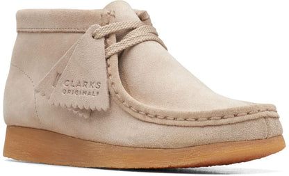 Clarks Preschool Wallabee Boot - Sand Suede