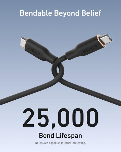 Anker <b>643</b> USB-C to USB-C Cable (Flow, Silicone)