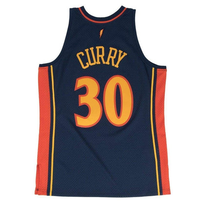 Mitchell & Ness Men's NBA Swingman Road Jersey Warriors 09 Steph Curry Jerseys
