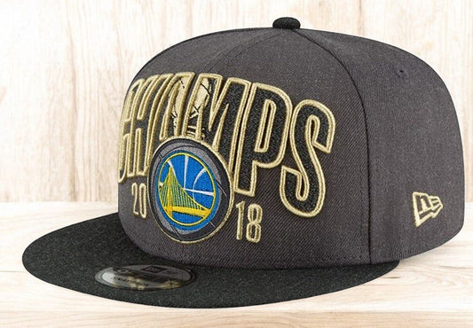 New Era Men's NBA Gs Warriors 950 Snapback '2018 Finals Locker Room ' Hats