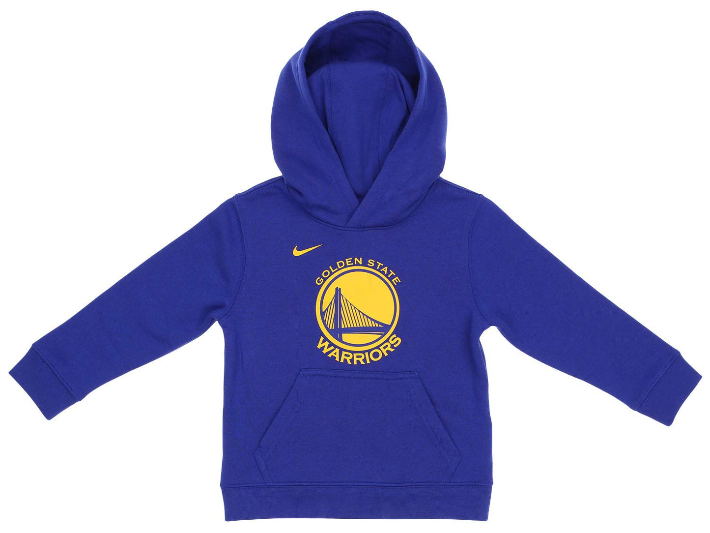 Nike Preschool NBA Golden State Warriors Club Fleece Logo Hoodie Hoodies