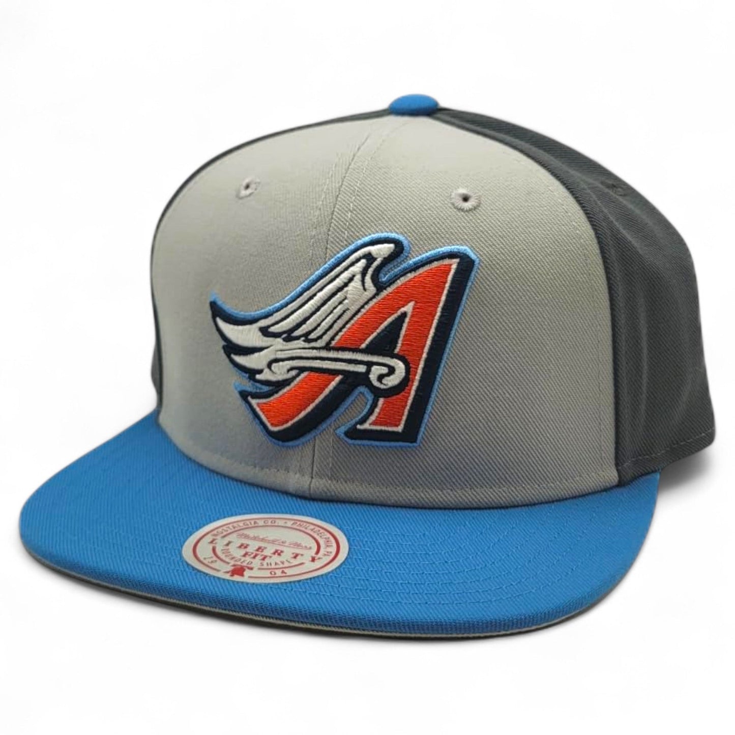 Mitchell & Ness Men's MLB Triple Play Liberty Snapback Coop Angels Snapback Caps