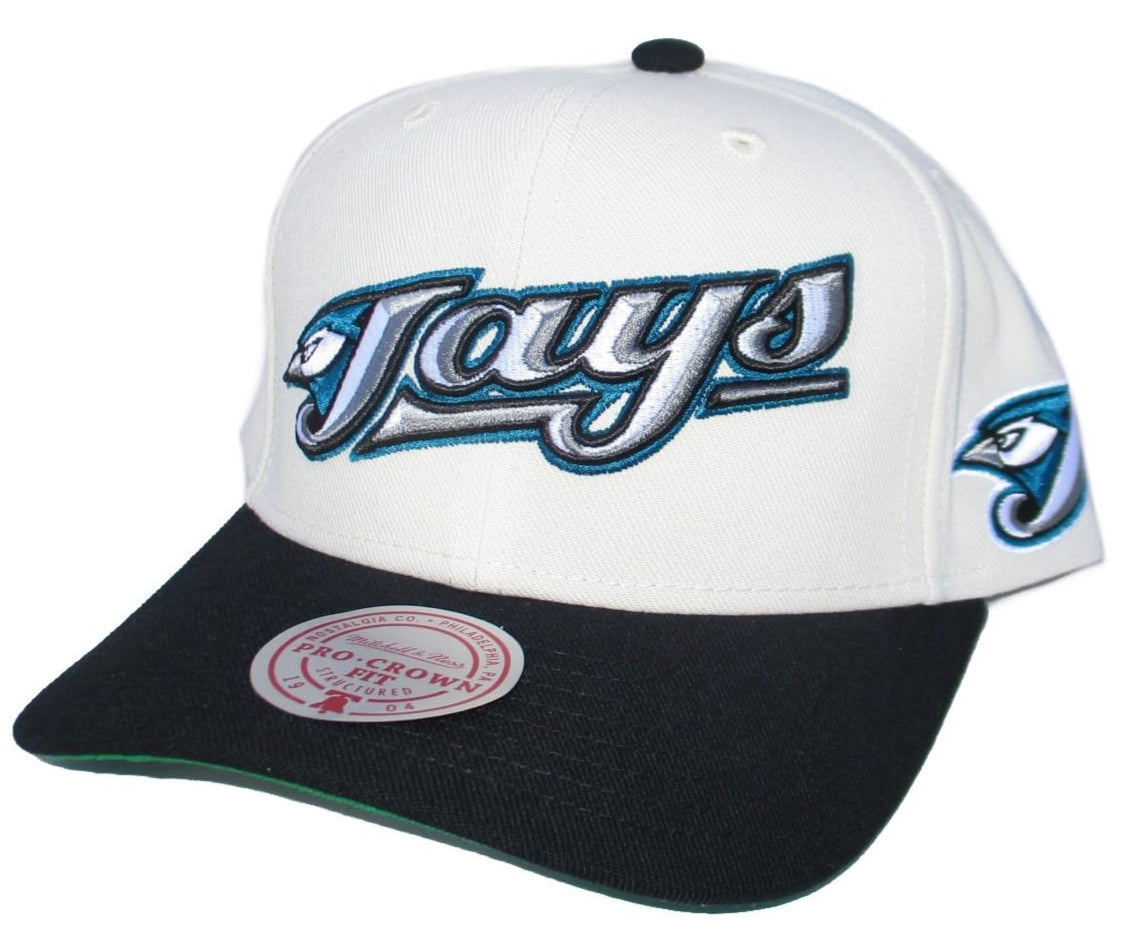Mitchell & Ness Men's MLB Off Word Pro Snapback Coop Blue Jays Snapback Caps