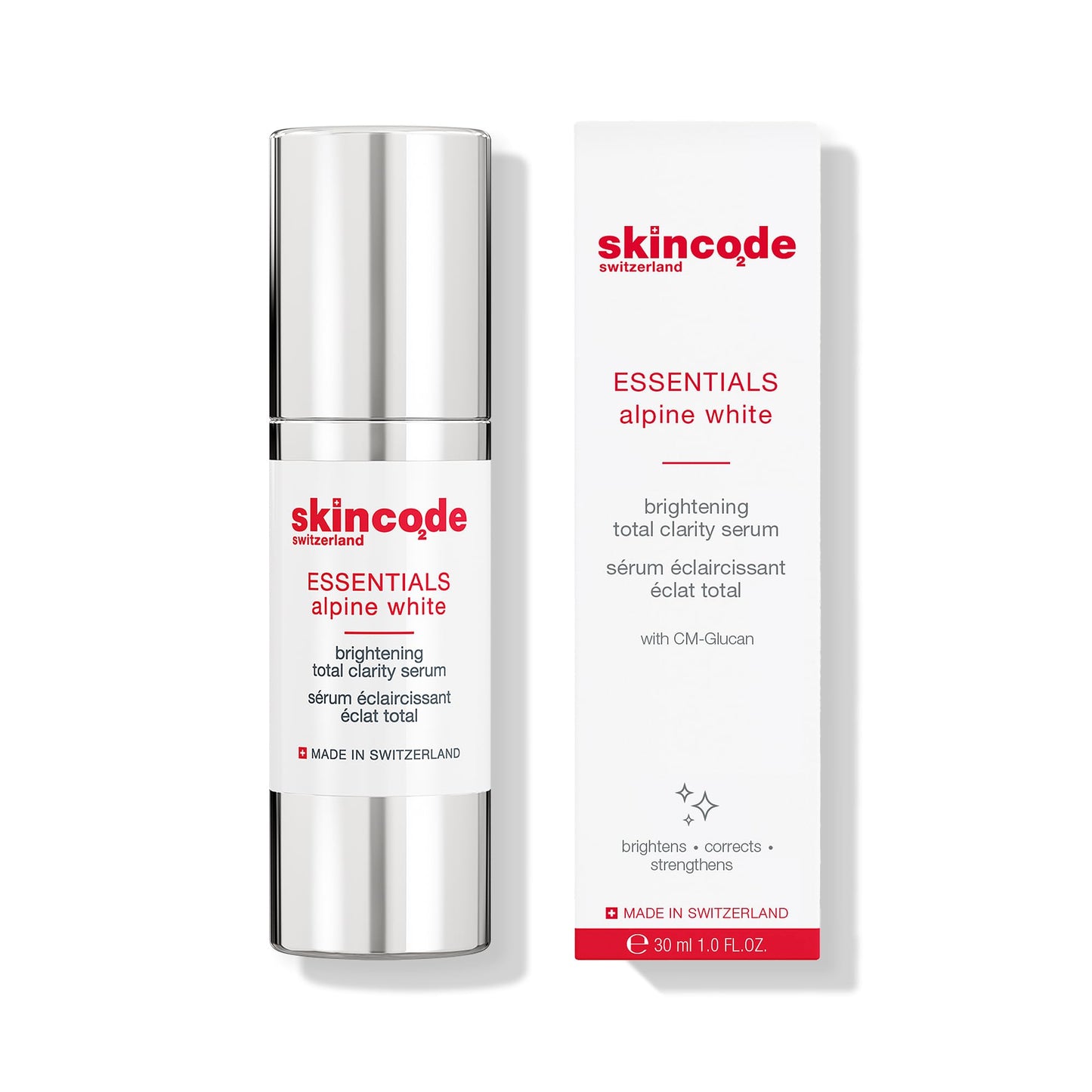 Skincode Brightening Total Clarity Serum - Niacinamide & Antioxidant Facial Serum for Brighter, Hydrated Skin