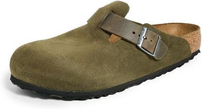 Birkenstock Boston Suede Clogs