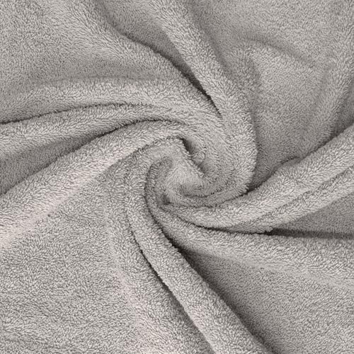 Luxury 6-Piece Shelly Towel Set - 100% Cotton Terry Cloth, 2 Bath Towels, 2 Hand Towels & 2 Washcloths, Soft, Quick Dry & High Absorbent - Classic Turkish Towels