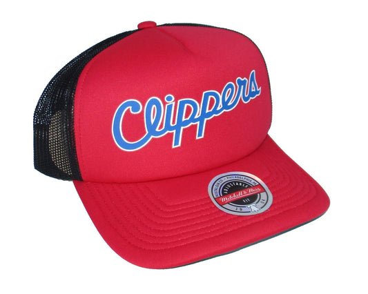 Men's Mitchell & Ness NBA Jersey Hook Trucker Hwc Clippers - Red