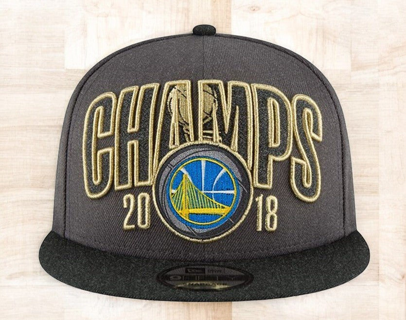 Men's New Era NBA Gs Warriors 950 Snapback '2018 Finals Locker Room '