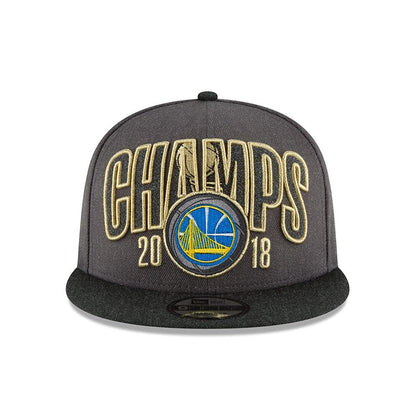 New Era Youth NBA Gs Warriors 950 Snapback '2018 Finals Locker Room ' Hats