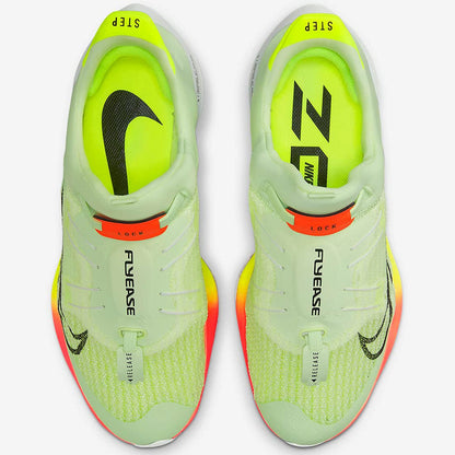 Nike Men's Air Zoom Tempo Next% Flyease 'Barely Volt Hyper Orange' Sneakers