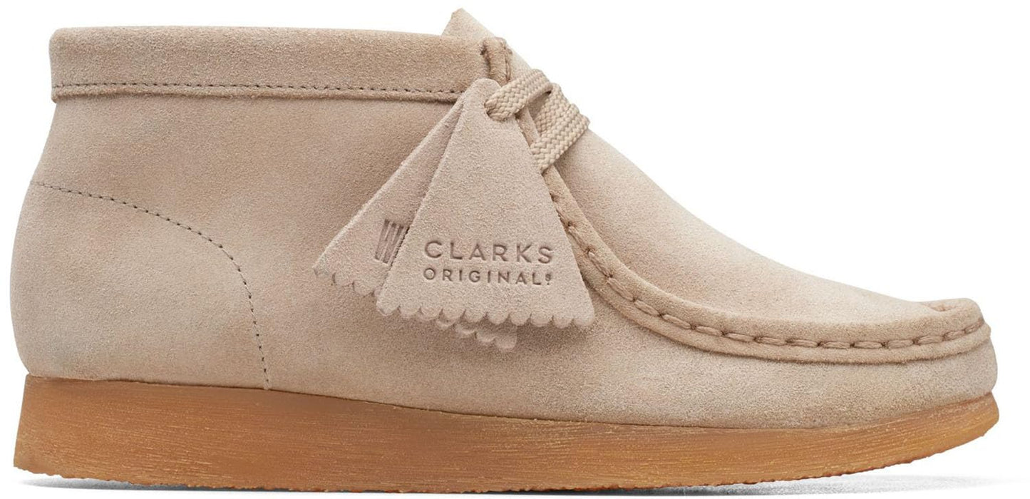 Clarks Preschool Wallabee Boot - Sand Suede