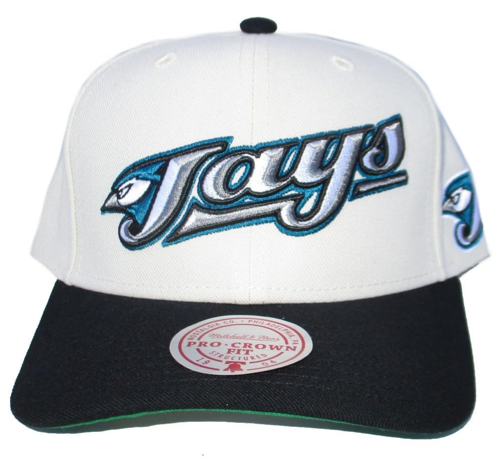 Mitchell & Ness Men's MLB Off Word Pro Snapback Coop Blue Jays Snapback Caps
