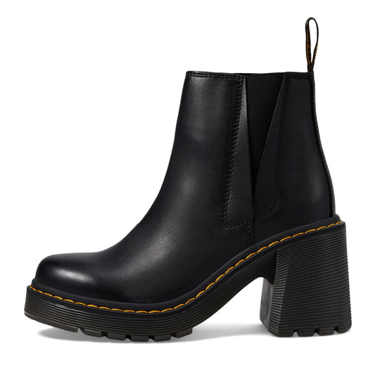 Unisex Dr. Martens Spence Leather Flared Heel Chelsea Boots