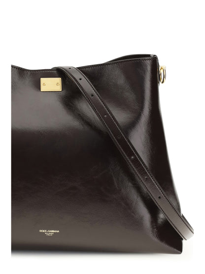 Shoulder Bag Vittoria Chocolate Leather