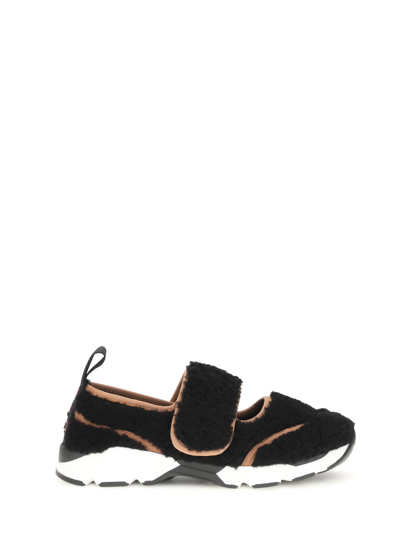 Sneakers Mary Jane Shearling Black