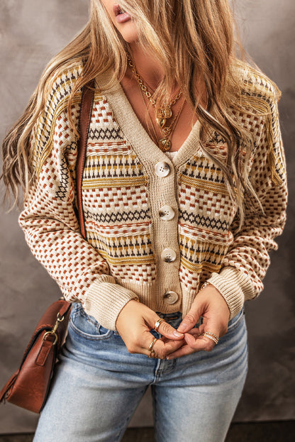 Threaded Pear Ailani Cropped Cardigan