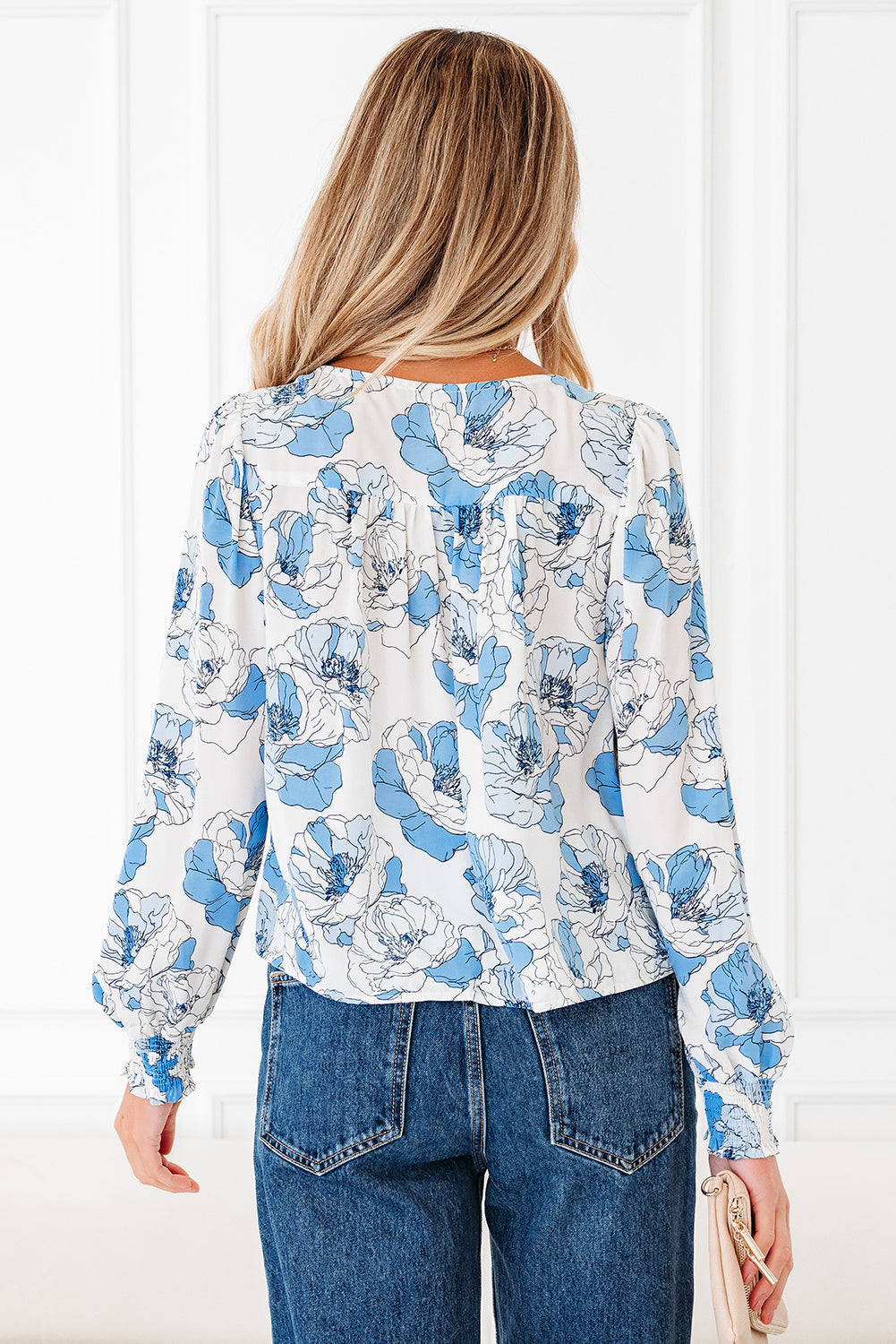 Threaded Pear Lolakara Long Sleeve Blouse Long Sleeve Top