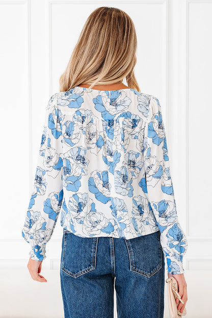 Threaded Pear Lolakara Long Sleeve Blouse Long Sleeve Top
