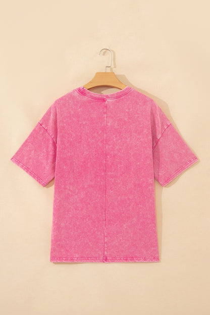 Threaded Pear Neriah Mineral Washed Oversize Tee