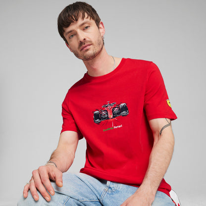 Puma Men's Ferrari Race Graphic Tee Tops