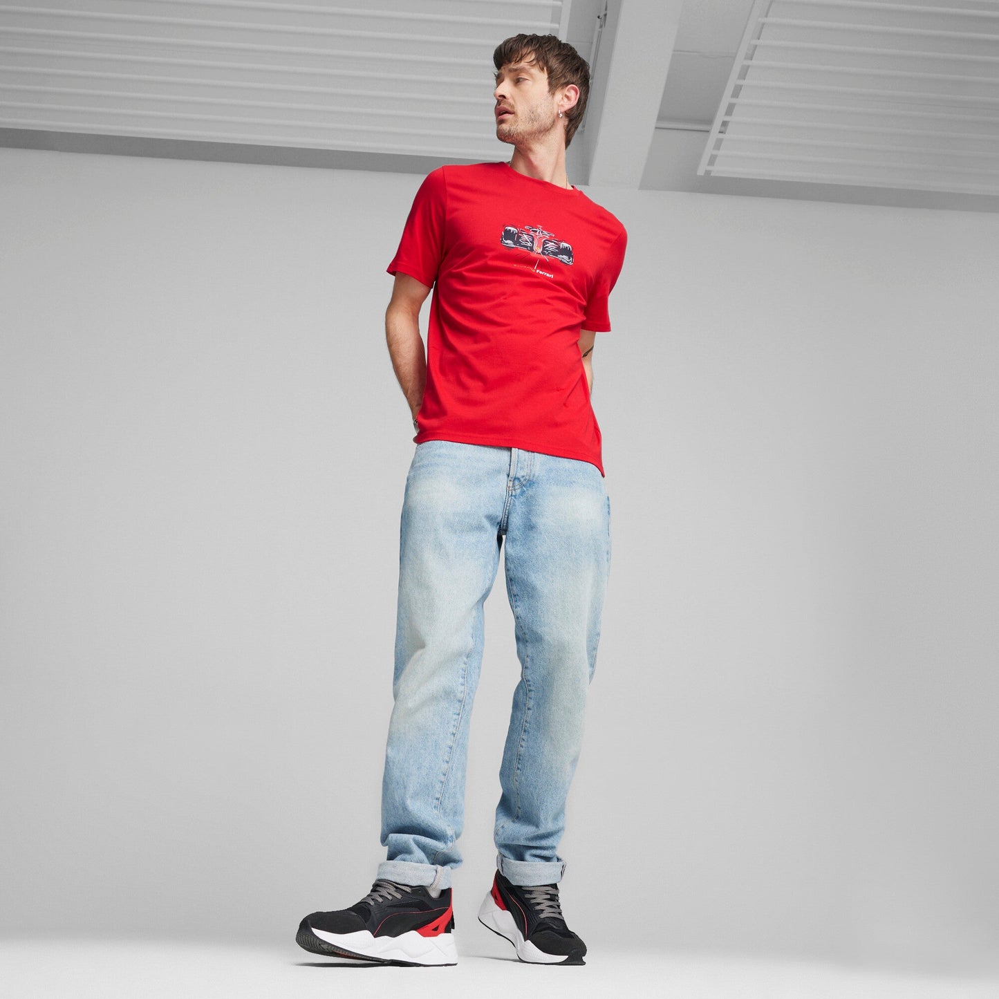 Puma Men's Ferrari Race Graphic Tee Tops