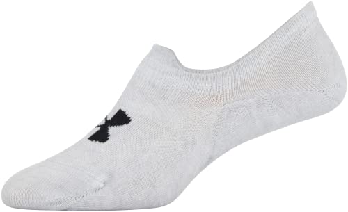 Under Armour Men's Essential Ultra Low Tab Socks 6-Pack - Grey/White/Black