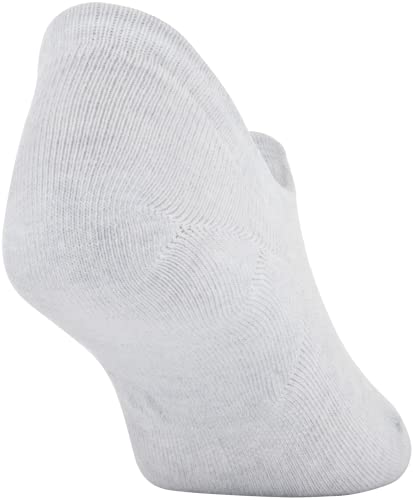 Under Armour Men's Essential Ultra Low Tab Socks 6-Pack - Grey/White/Black