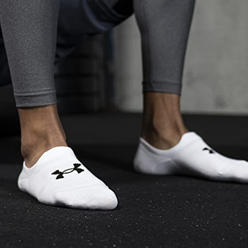 Under Armour Men's Essential Ultra Low Tab Socks 6-Pack - Grey/White/Black