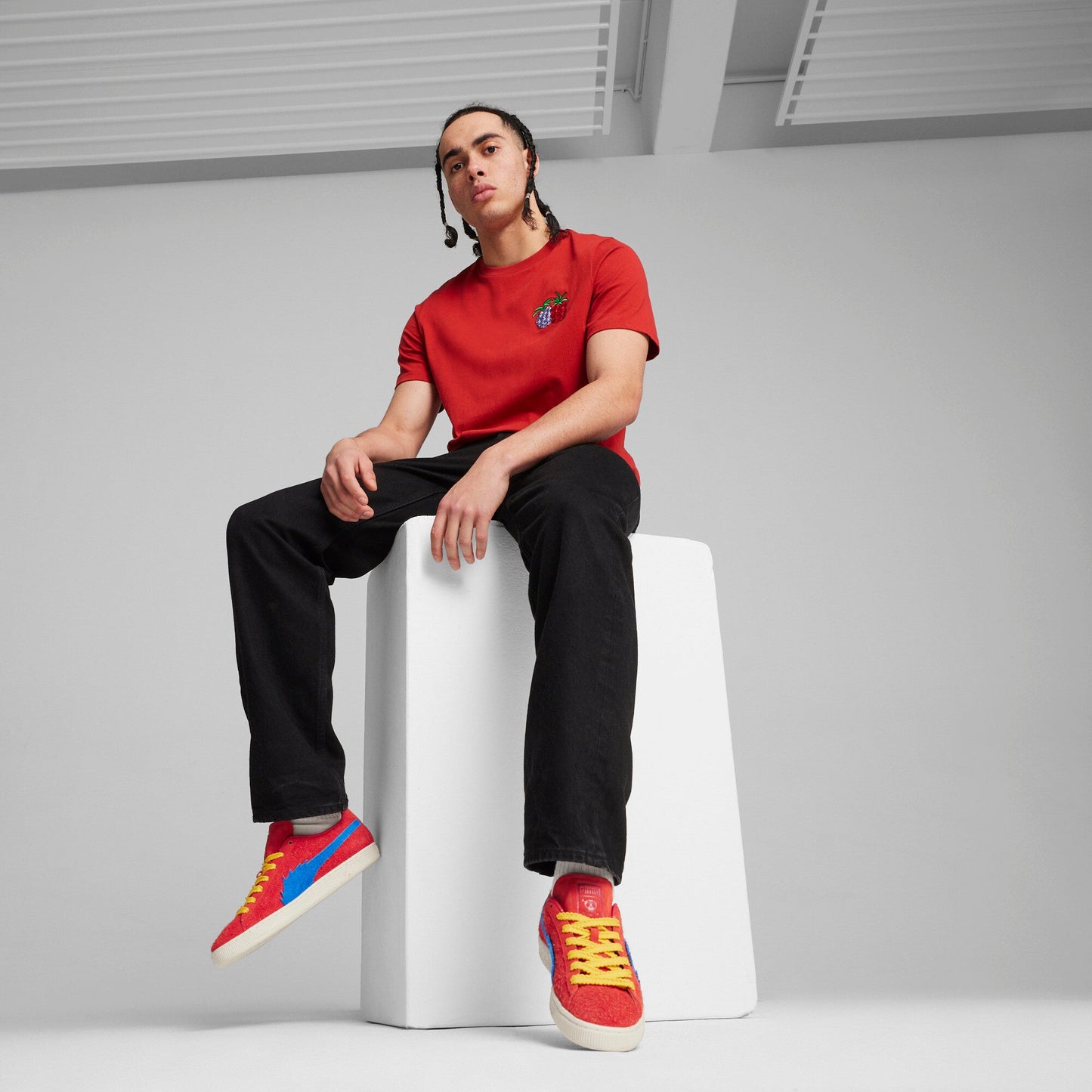 Puma Men's X One Piece Graphic Tee Tops