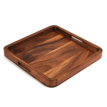 Kalmar Home Square Serving Tray - 15" - Solid Bottom