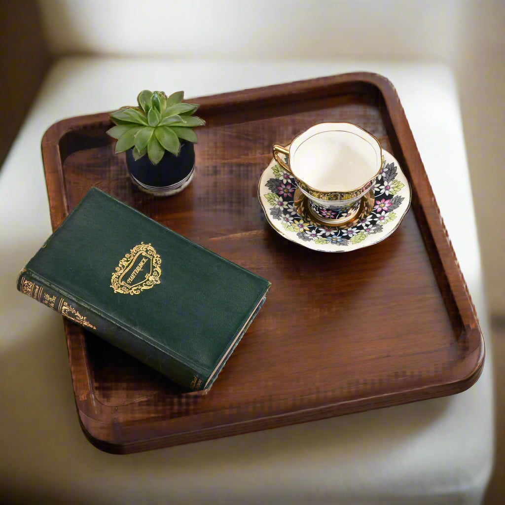 Kalmar Home Square Serving Tray - 15" - Solid Bottom