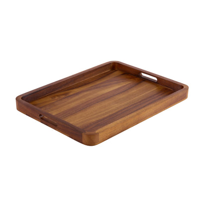 Kalmar Home Large Rectangular Serving Tray - Solid Bottom