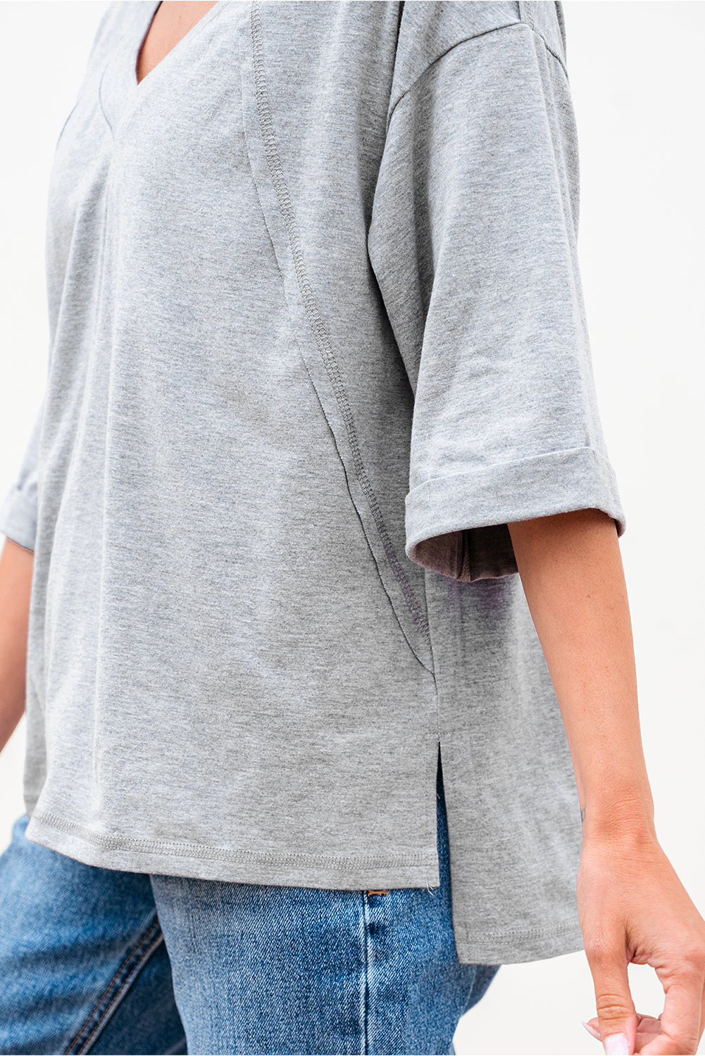 Threaded Pear Adelaide Sleeve Oversized T Shirt