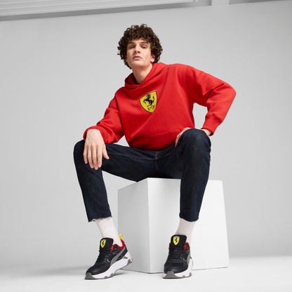 Puma Men's Ferrari Race Big Shield Hoodie Hoodies