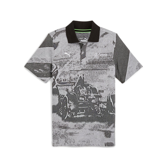 Puma Men's Mapf1 Mercedes Jacquard Polo Polos