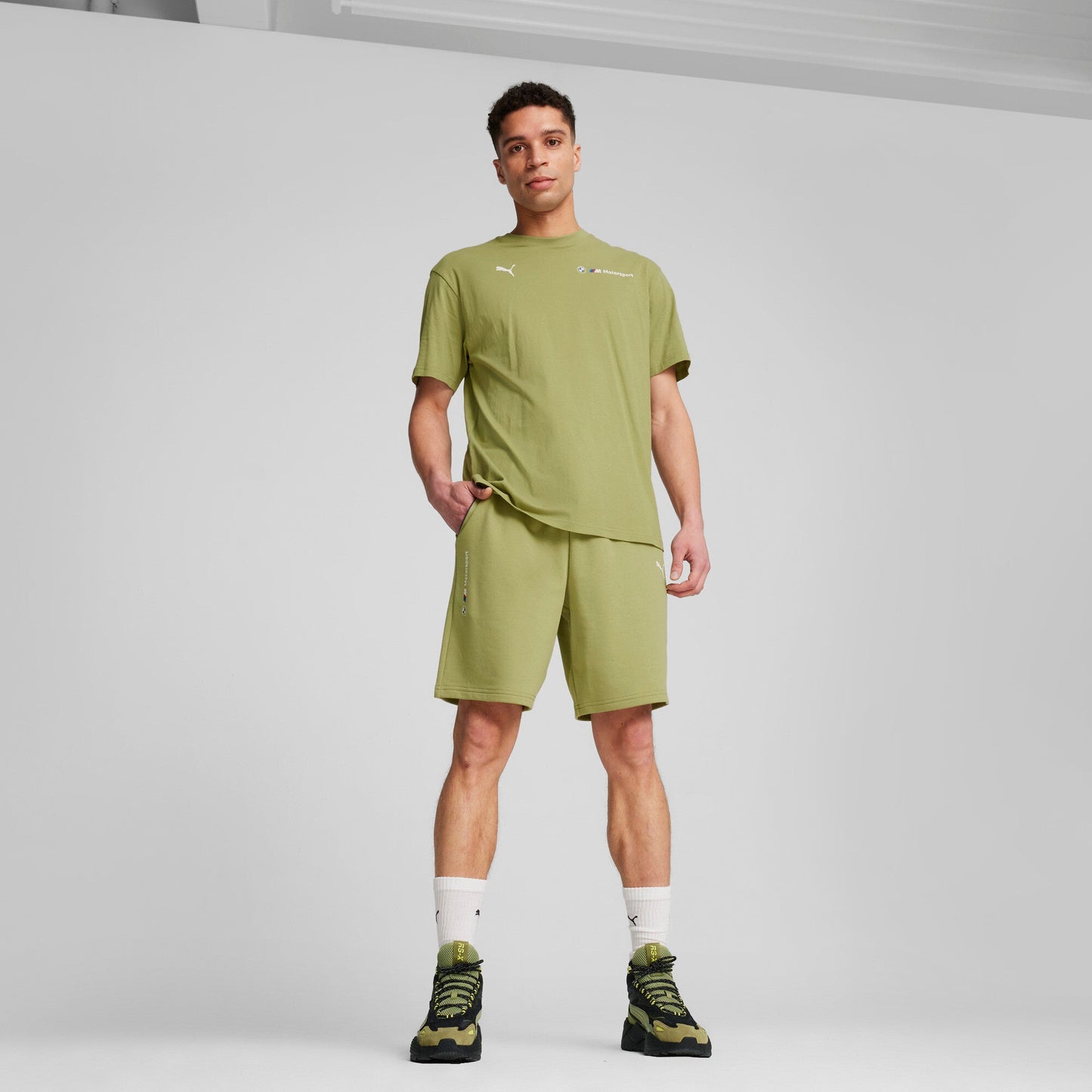 Puma Men's Bmw Motorsports Ess+ Logo Tee Tops