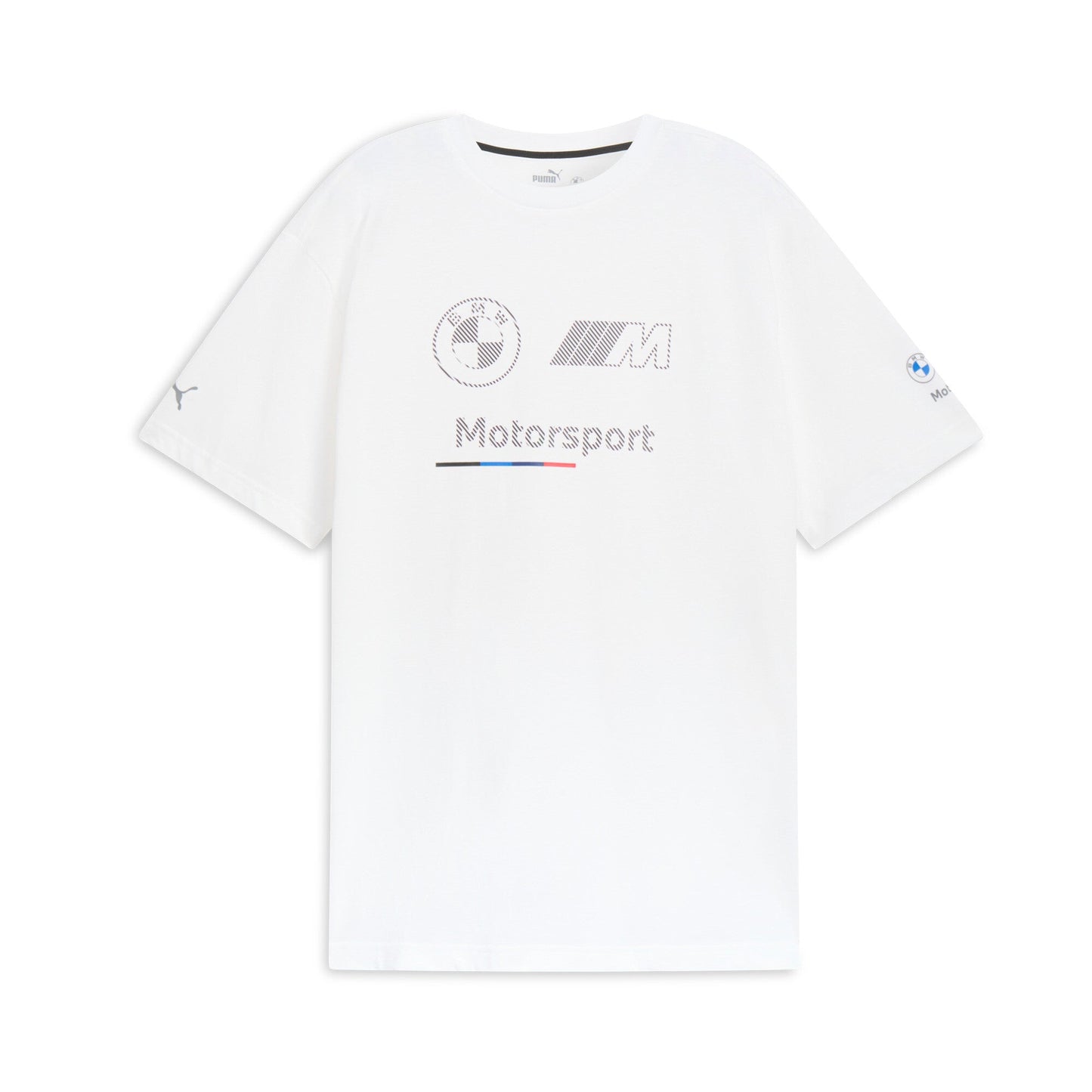 Puma Men's Bmw Motorsports Essentials Logo Stripe Tee Tops