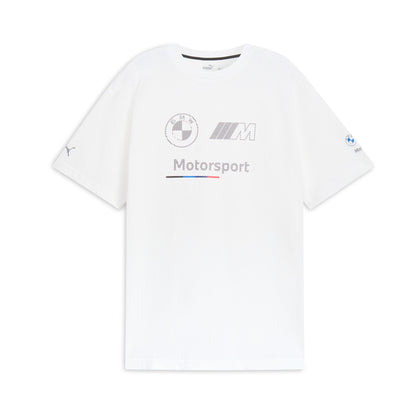 Puma Men's Bmw Motorsports Essentials Logo Stripe Tee Tops
