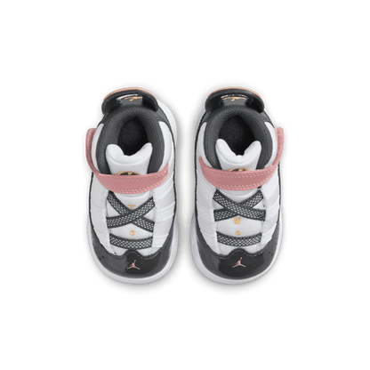 [DV3179-101] TODDLERS AIR JORDAN 6 RINGS 'WHITE RED STARDUST'