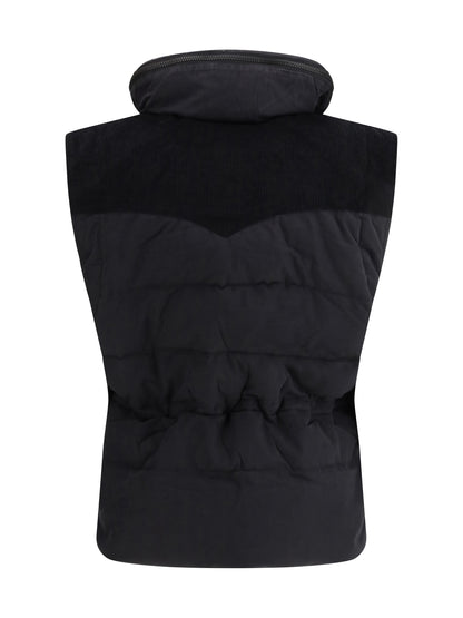 Padded Gilet Olfa Faded Black