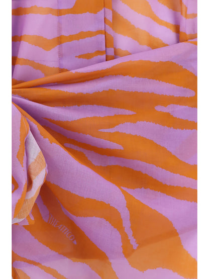 Mini Dress Orange/Purple