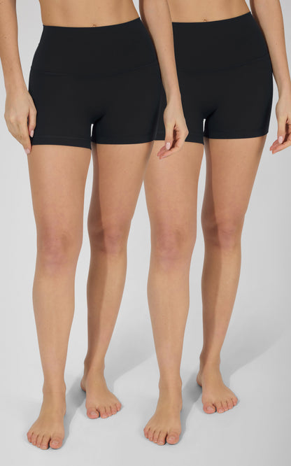 SKN 3.5" No Front Seam  Biker Shorts 2 PK