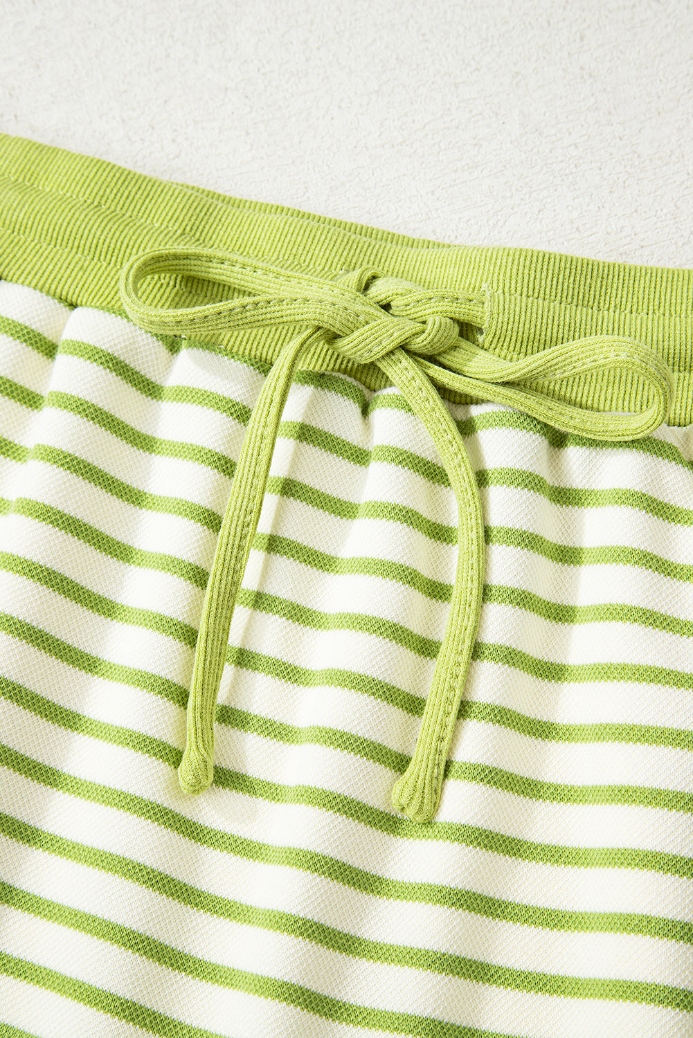 Threaded Pear Juniper Stripe Collared Pullover and Skort Outfit