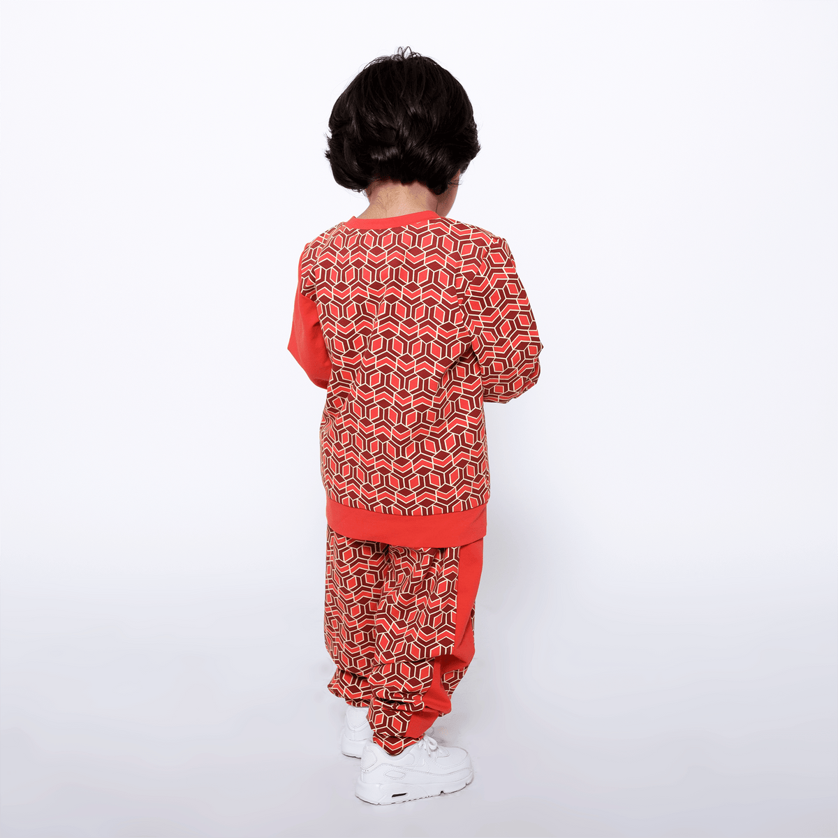 Red Geometric-