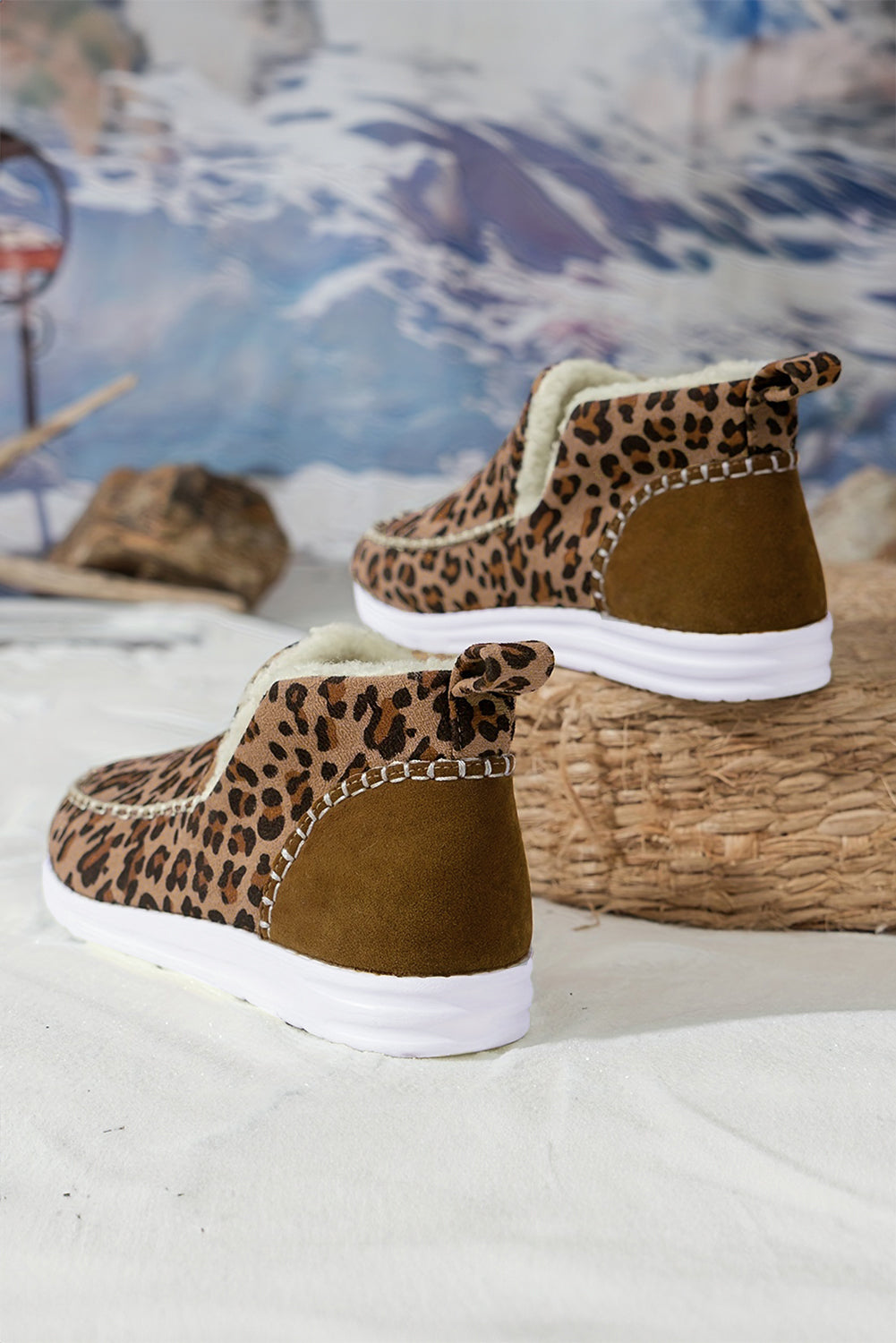 Threaded Pear Sofia Flat Winter Fur Boots