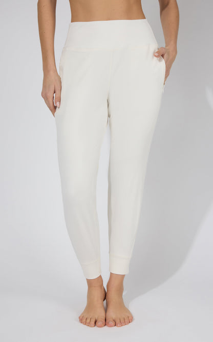 Interlock Zipper Pockets Greenwich Jogger - Our Linen Story