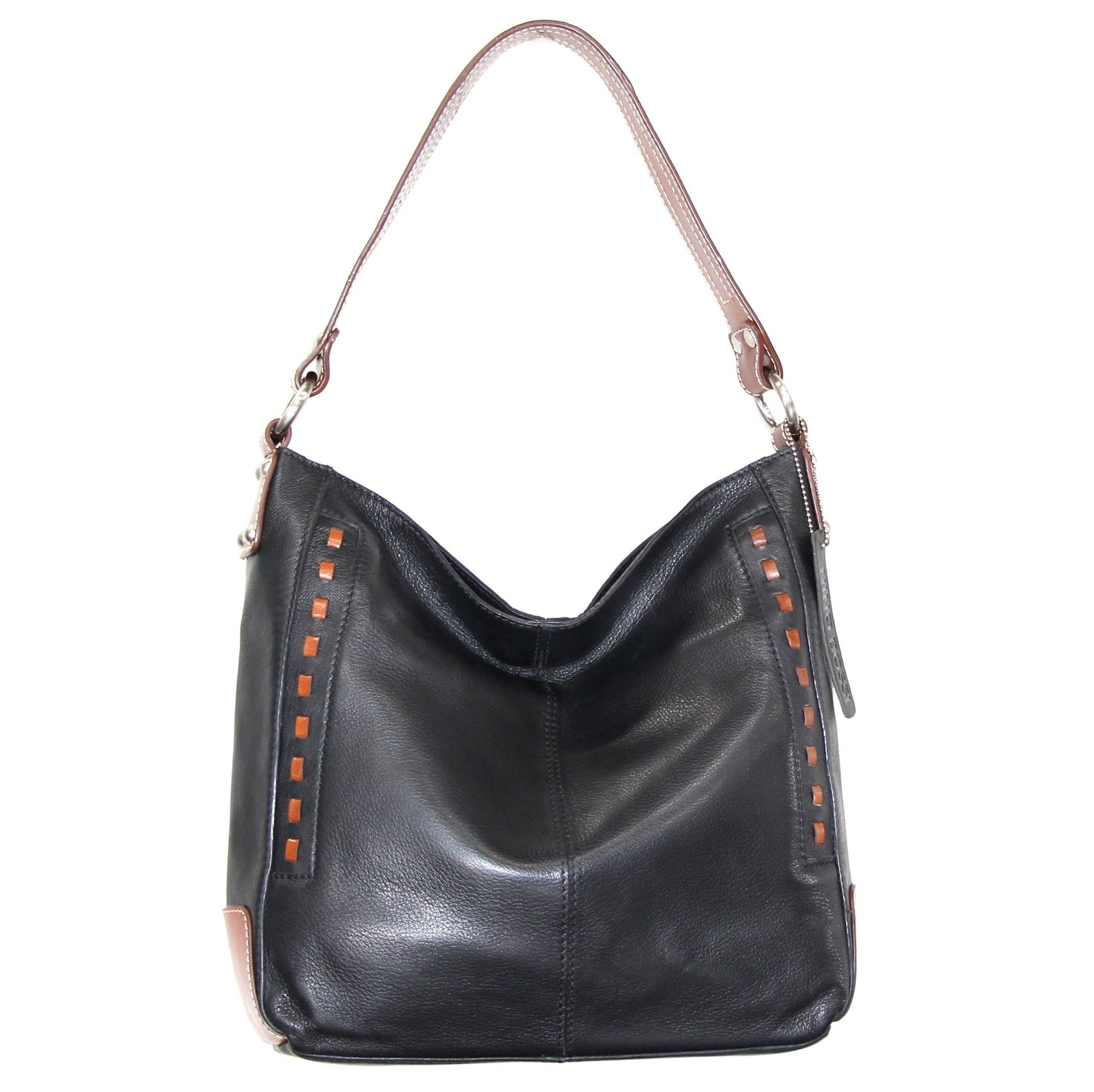 Everyday Leather Hobo Bag in Black