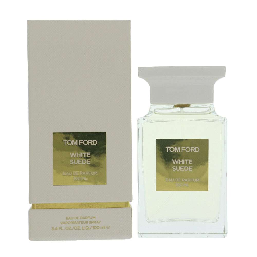 Tom Ford White Suede-